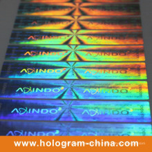 Etiquetas engomadas anti-falsificación falsas de la seguridad del holograma del laser 3D del color